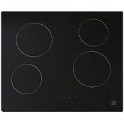 Cooke & Lewis CLCER60A 59cm Ceramic Hob - Black. - ER47.