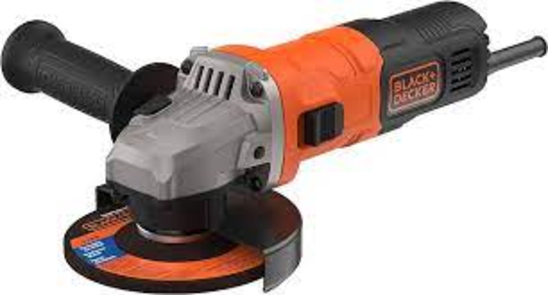 BLACK+DECKER BEG010-QS Angle Grinder 710 W, Black Orange,. - ER48,