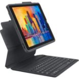 ZAGG Pro Keys Keyboard and Case with Pencil Holder made for Apple iPad 10.2 (7th, 8th, 9th gen),