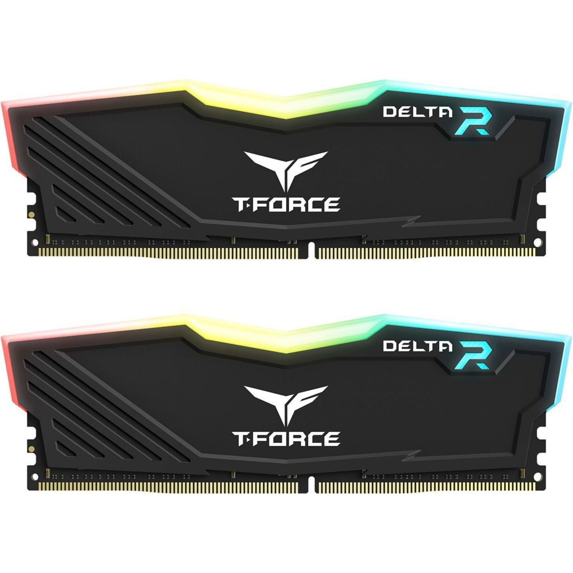 16GB Team Group T-Force Delta RGB DDR4 3600MHz CL18 Dual Channel Kit (2x 8GB). - P1.