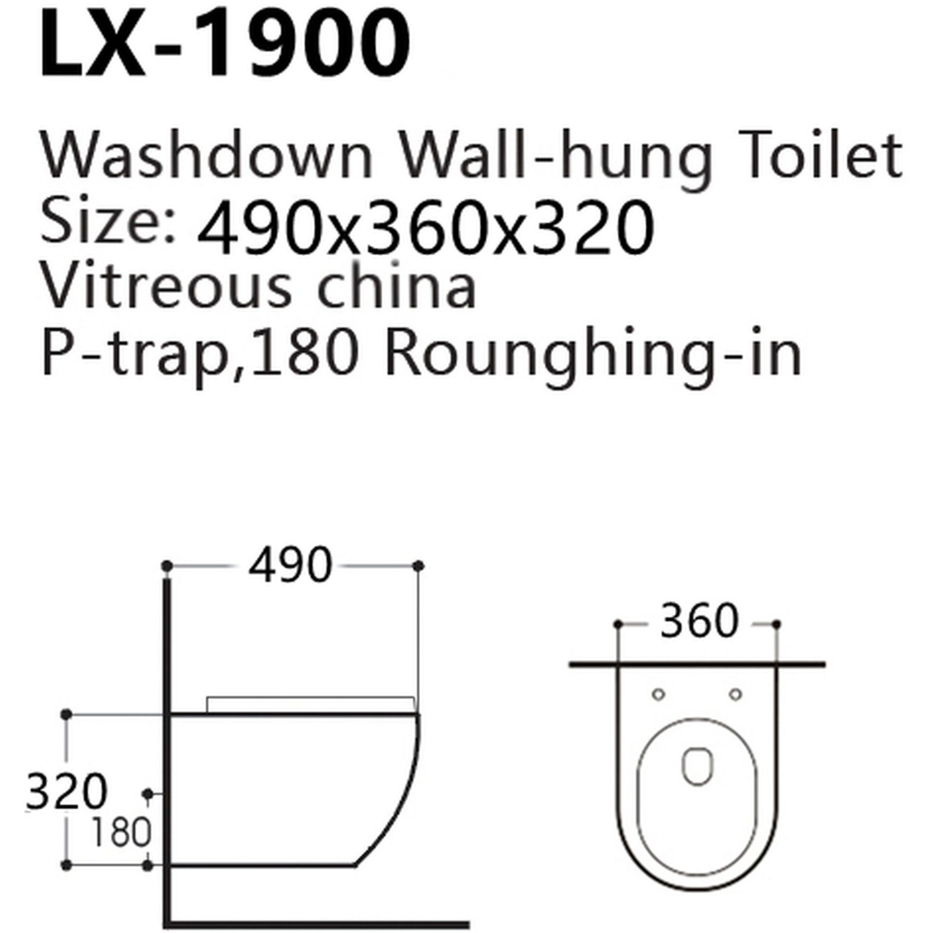 NEW & BOXED KARCENT Rimless Washdown Wall Hung Toilet. MATT WHITE. This Rimless Matt White wall-hung - Image 3 of 3