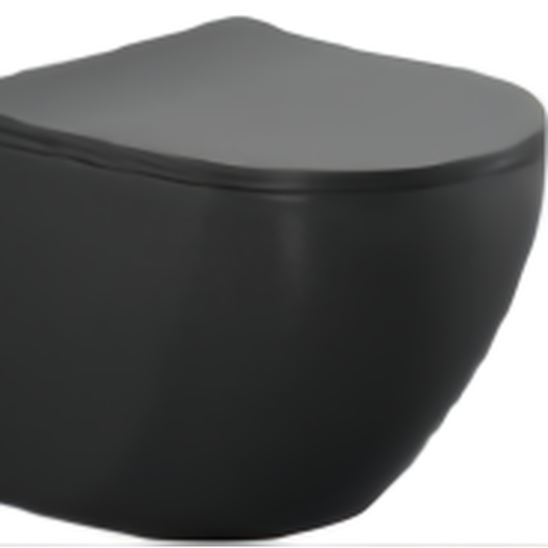 NEW & BOXED KARCENT Rimless Wall Hung Toilet. MATT BLACK. This Rimless Matt Black wall-hung toilet