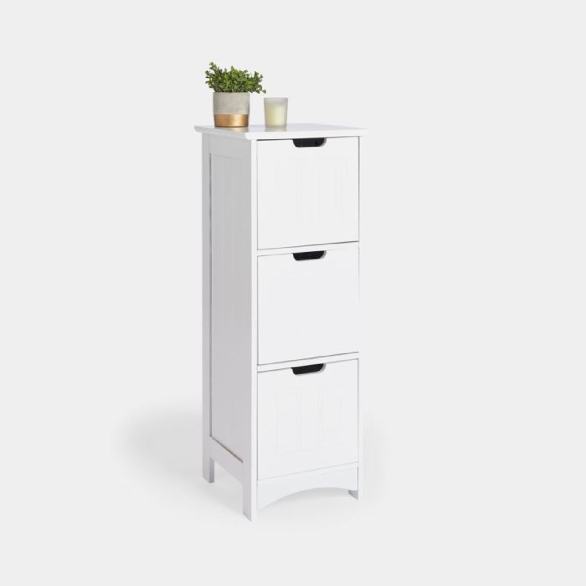 Holbrook White 3 Drawer Bathroom Storage Unit. - ER36. It can be difficult to get the storage you