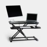 Gas Assisted Sit Stand Rising Workstation. - ER36. Ergonomically designed to promote better