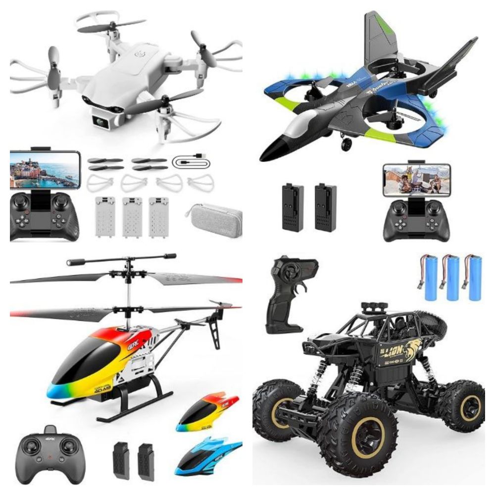 Remote Control Helicopters, Drones, Boats, Cars, Buggies and more in Trade and Single Lots. Delivery Available