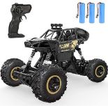 4DRC C3 RC Cars Remote Control Off Road Monster Truck, Metal Shell Car 2.4Ghz 4WD Dual Motors, All
