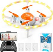 4DRC V5 Mini Drone with 720P Camera for Kids,RC Helicopter with Altitude Hold and Headless Mode,