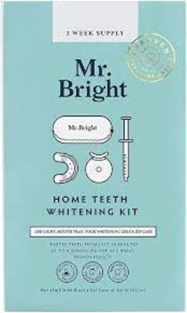 LIQUIDATION OF ASSORTED MR BRIGHT TEETH WHITENING KITS TOTAL RRP £60K, SOLD AS ONE LOT. DELIVERY AVAILABLE