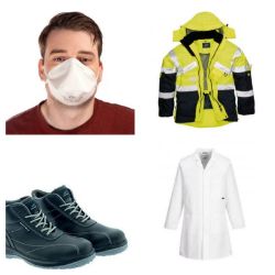 Liquidation of Premium Workwear to Include: Harnesses, Safety Trainers, Sweatshirts, Mixed PPE Lots, Gloves, Masks, Jackets and more