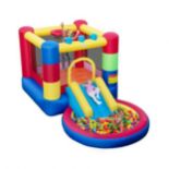 Inflatable Kids Bounce Castle with Slide and 50 Ocean Balls. - ER26. Compared with traditional