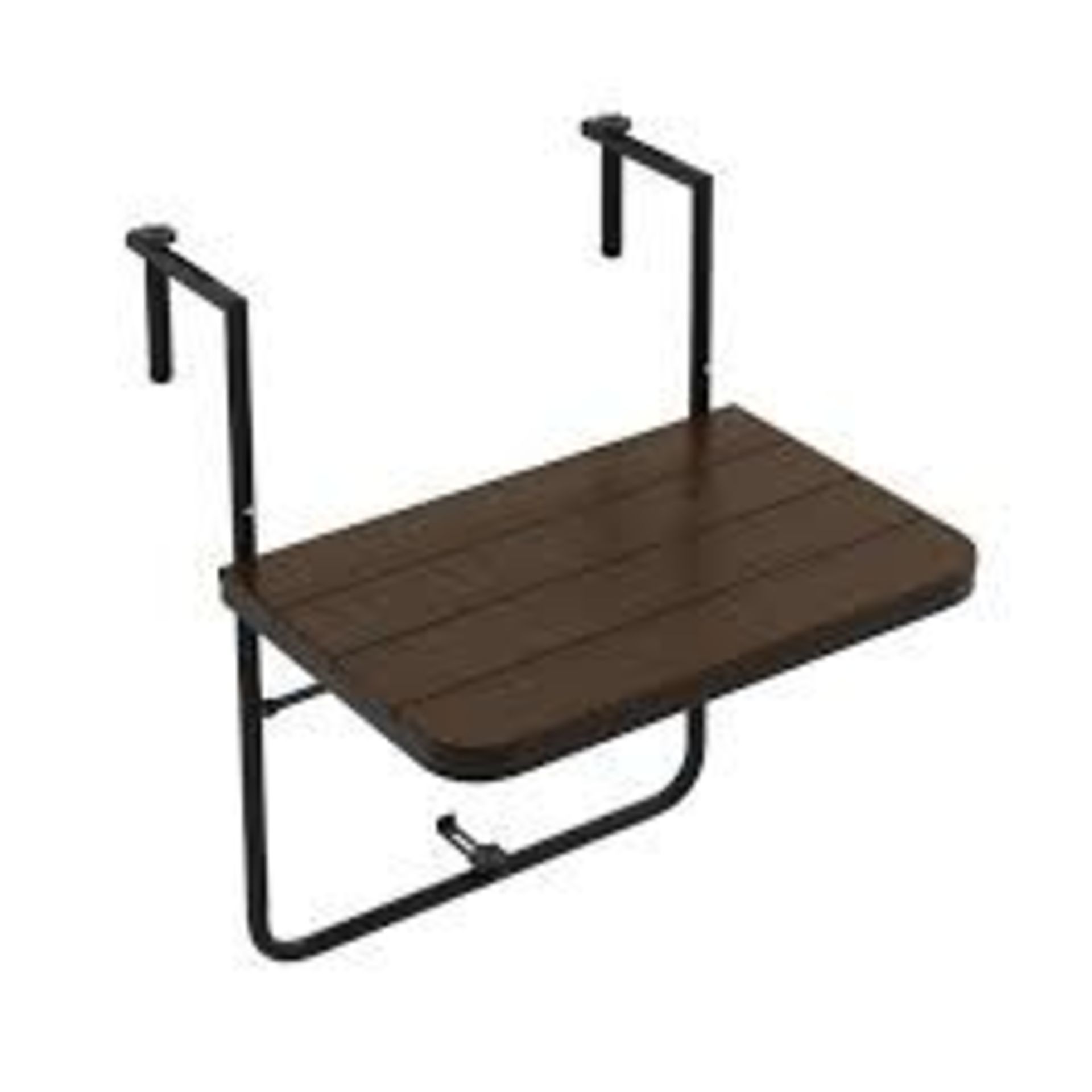 Folding Railing Table with 3-Level Adjustable Height - ER26