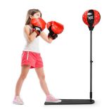 Kids Punching Bag With Adjustable Stand And Boxing Gloves. - ER25.