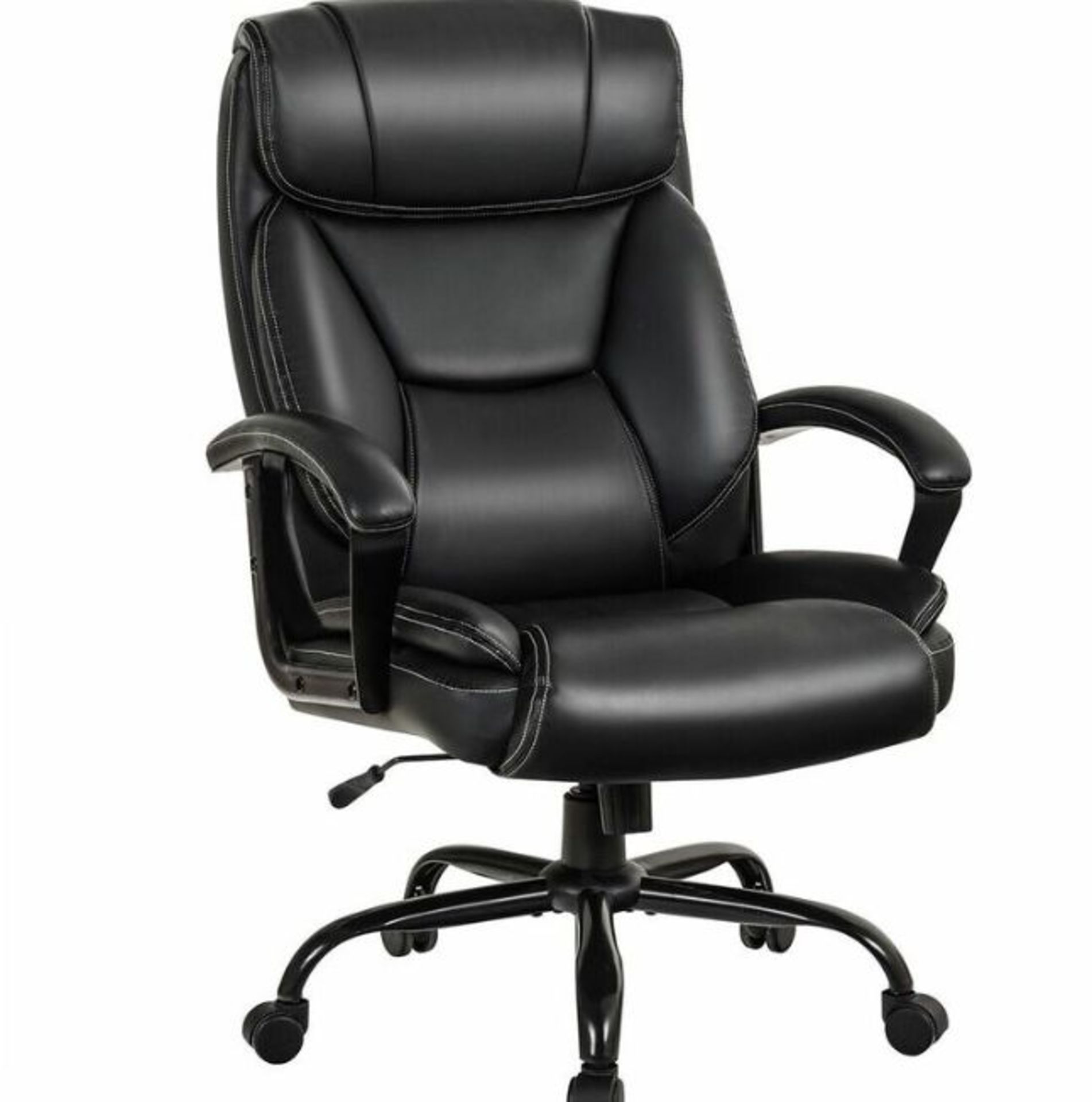 Big &Tall Office Chair Swivel Padded Executive Chair Ergonomic Adjustable Height. - ER26.
