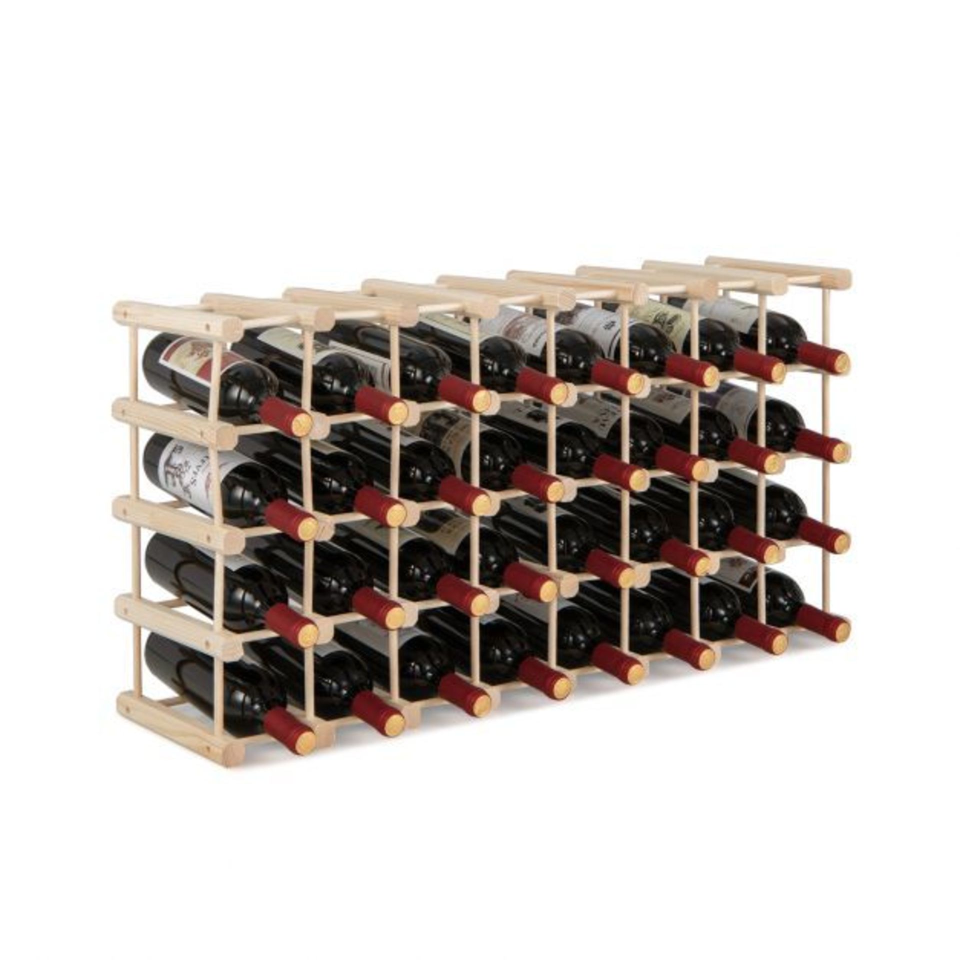 36-Bottle Wine Rack for Home Bar Pantry. - ER24. Keep your wine collection organized with this