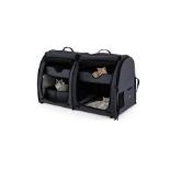 2 Compartments Pet Travel Carriers with Removable Hammocks. - ER24