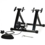 Indoor Bicycle Trainer Stand with 8 Resistance Levels. - ER26. When the weather is grim but you need