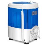 2-in-1 Mini Washing Machine Single Tub Washer and Spin Dryer W/ Timing Funtion. - ER24. Still