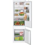 Bosch KIV87NSF0G Series 2 Built-in fridge-freezer with freezer at bottom 177.2 x 54.1 cm sliding