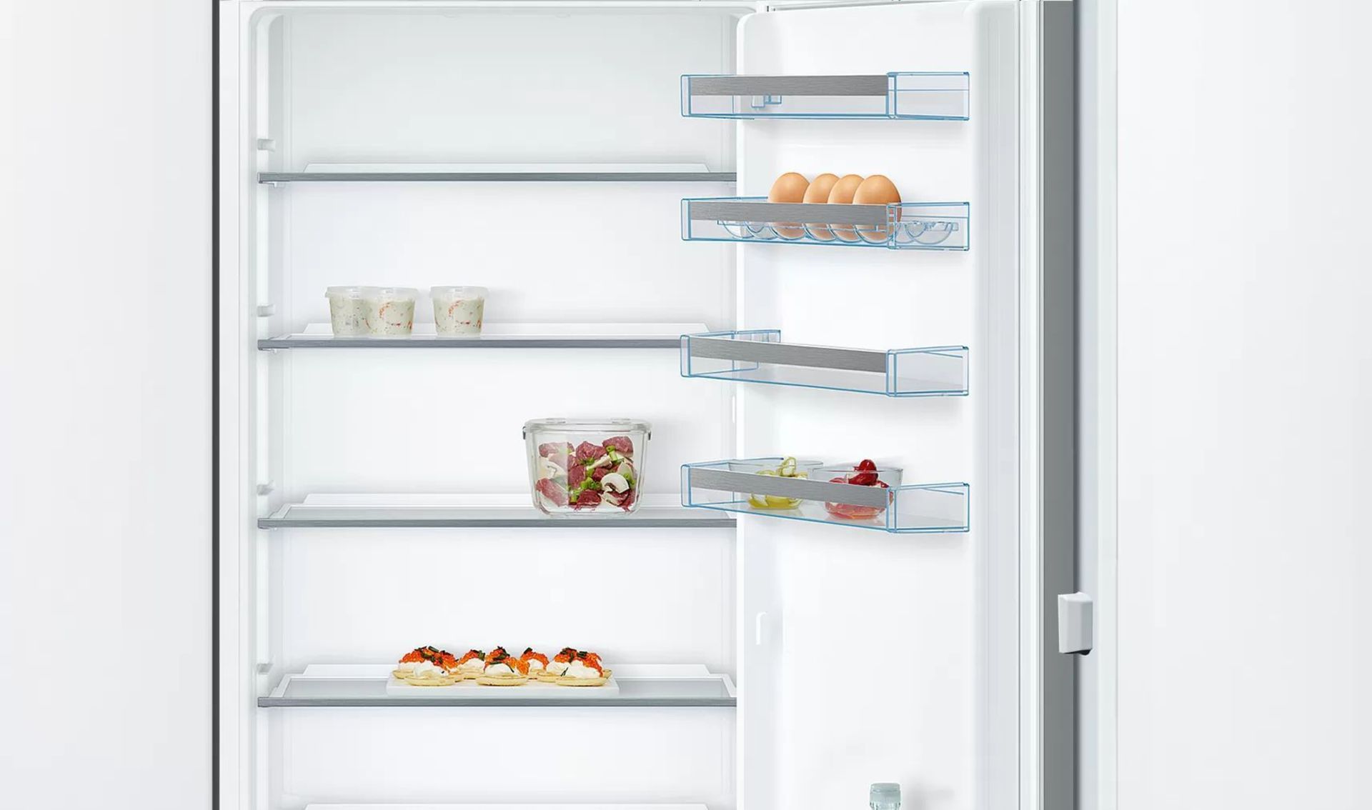 Bosch Serie KIV87VSF0G | 4 Built-in fridge-freezer with freezer at bottom 177.2 x 54.1 cm sliding - Image 3 of 3