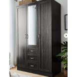 Kingston 3 Door Wardrobe. - ER20. RRP £419.00. The Kingston Bedroom range is an essential living