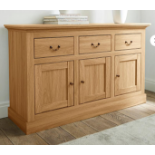 Julipa Ashford 3 Door 3 Drawer Sideboard. - ER20. RRP £409.00. Part of the Julipa Brand. Bring an