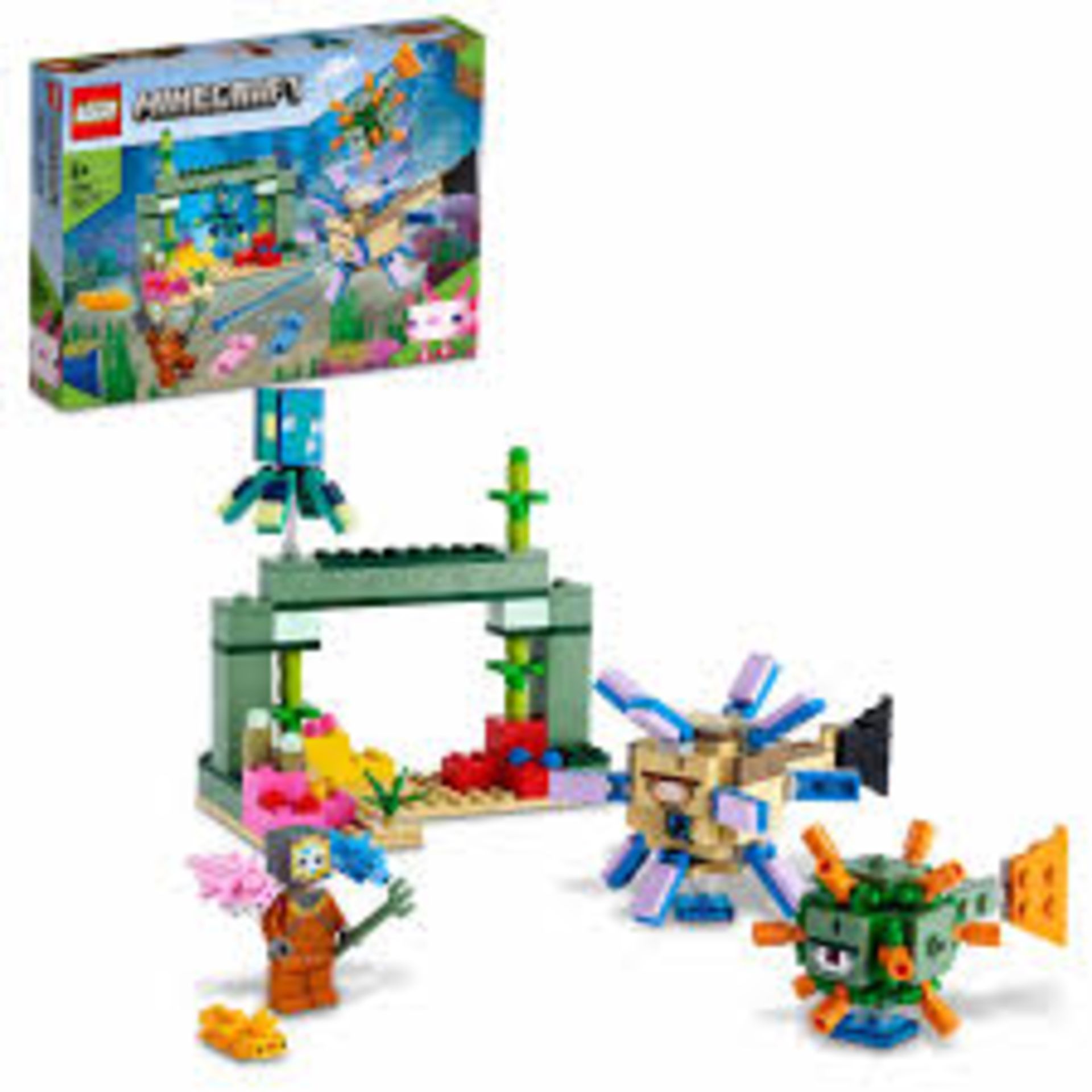 LEGO 21180 Minecraft The Guardian Battle Set. - ER22.