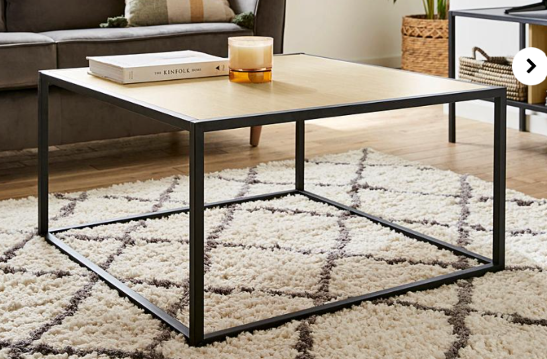 Hawthorne Coffee Table. - ER20. RRP £109.00. The Hawthorne range combines simplistic, industrial