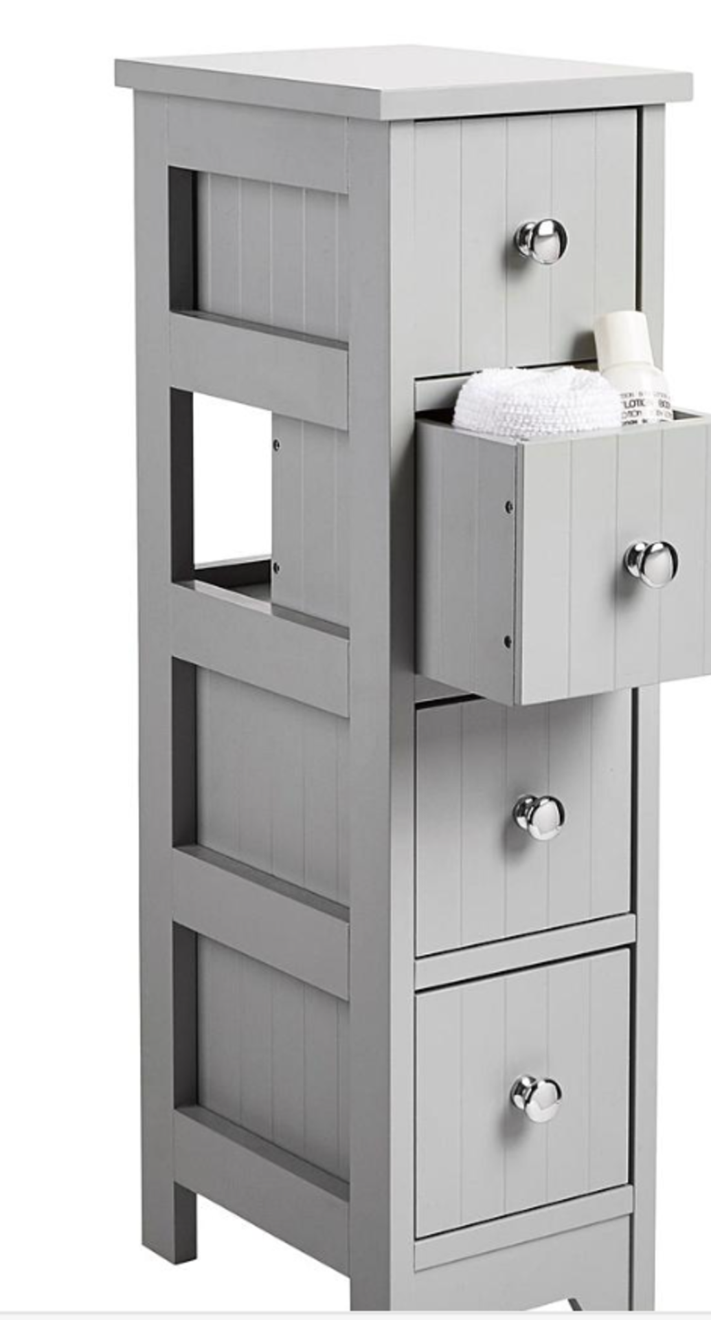 New England 4-Drawer Unit. - ER20. This cleverly designed slimline 4-drawer unit is ideal for neatly