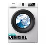HISENSE 1 Series WFQP7012EVM 7 kg 1200 Spin Washing Machine - White. - ER20. RRP £339.00. What