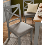 Julipa Ashford Pair of Dining Chairs. - ER28. RRP £199.00. Part of the Julipa brand, the Ashford