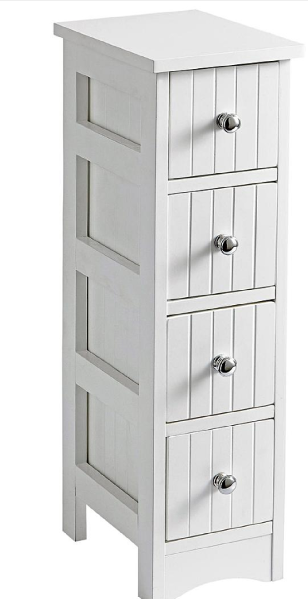 New England 4-Drawer Unit. - ER28. This cleverly designed slimline 4-drawer unit is ideal for neatly