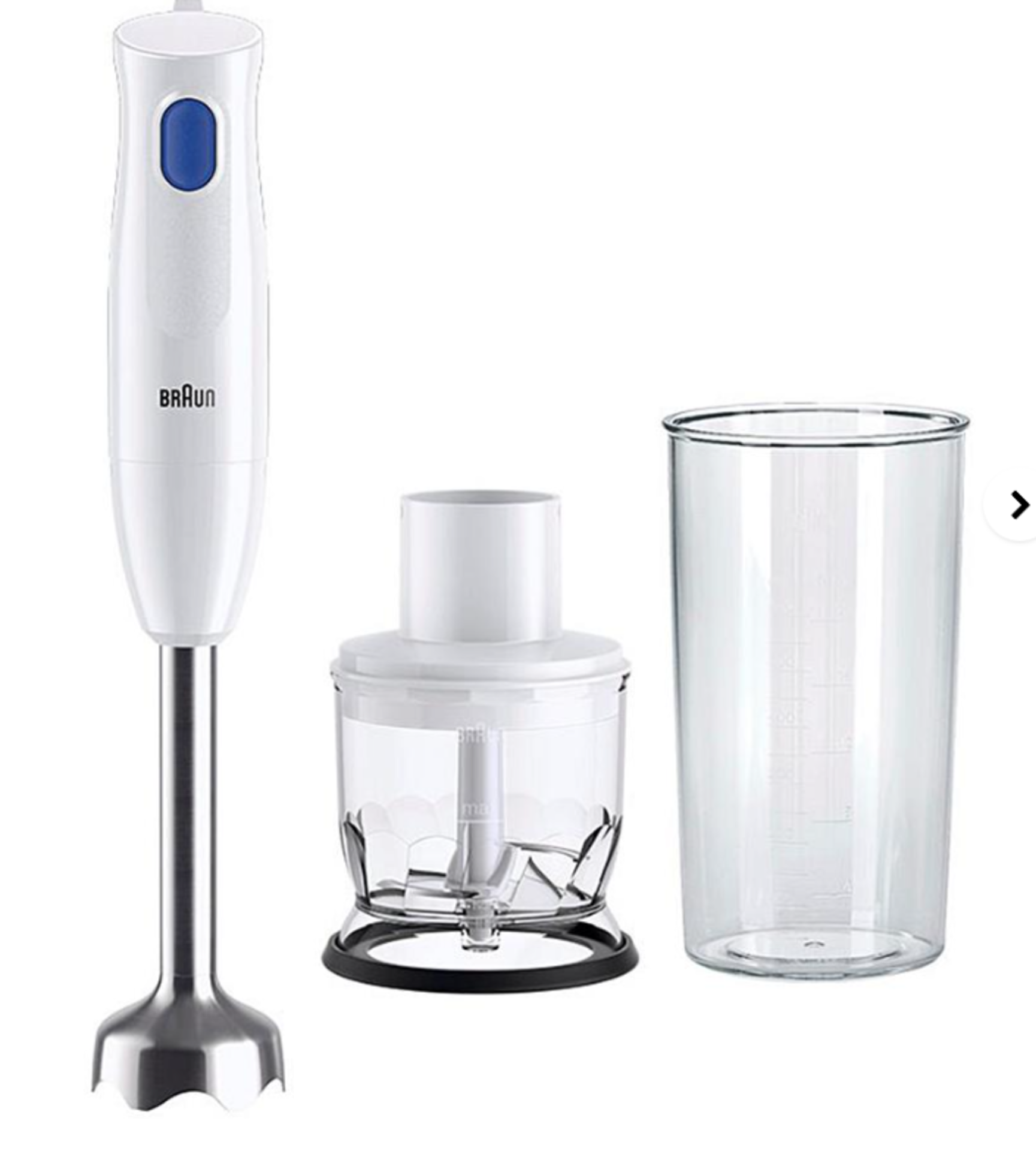 Braun MQ10.201MWH MultiQuick 10 Hand Blender. - ER22. Light and Easy, Discover the new simplicity of