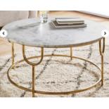Sophia Marble Coffee Table. - ER23. RRP £459.00. Make a statement in your home with the Sophia