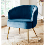 Joanna Hope Esme Velvet Accent Chair. - ER22. RRP £309.00. Part of the Joanna Hope Brand, the Esme