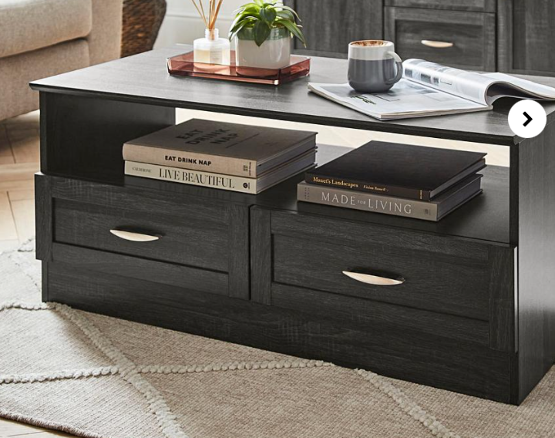 Kingston Storage Coffee Table. - ER28. RRP £145.00. The Kingston Living range is an essential living