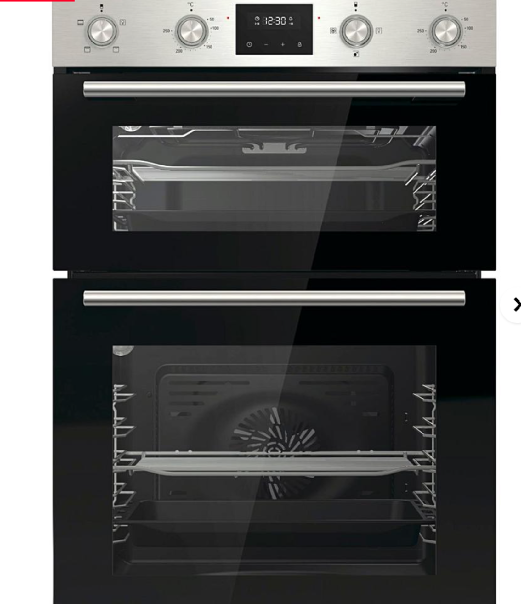 Hisense BID99222CXUK Built In Electric Double Oven - Stainless Steel. - ER20. RRP £499.99. The