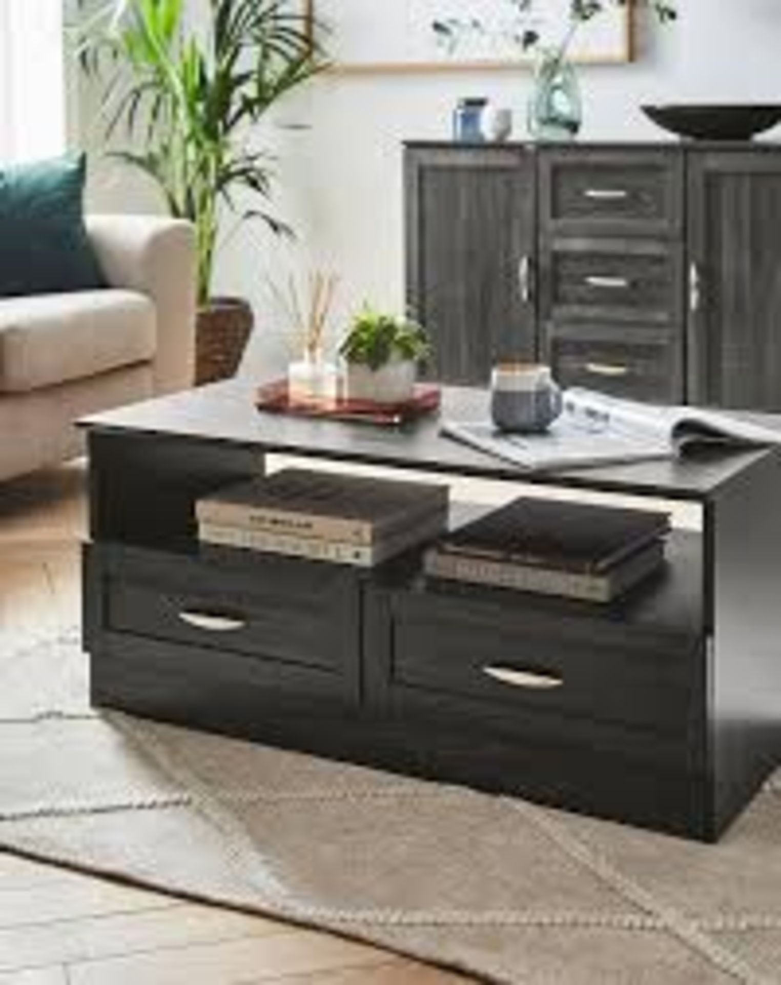 Kingston Storage Coffee Table. - ER28. RRP £145.00. The Kingston Living range is an essential living