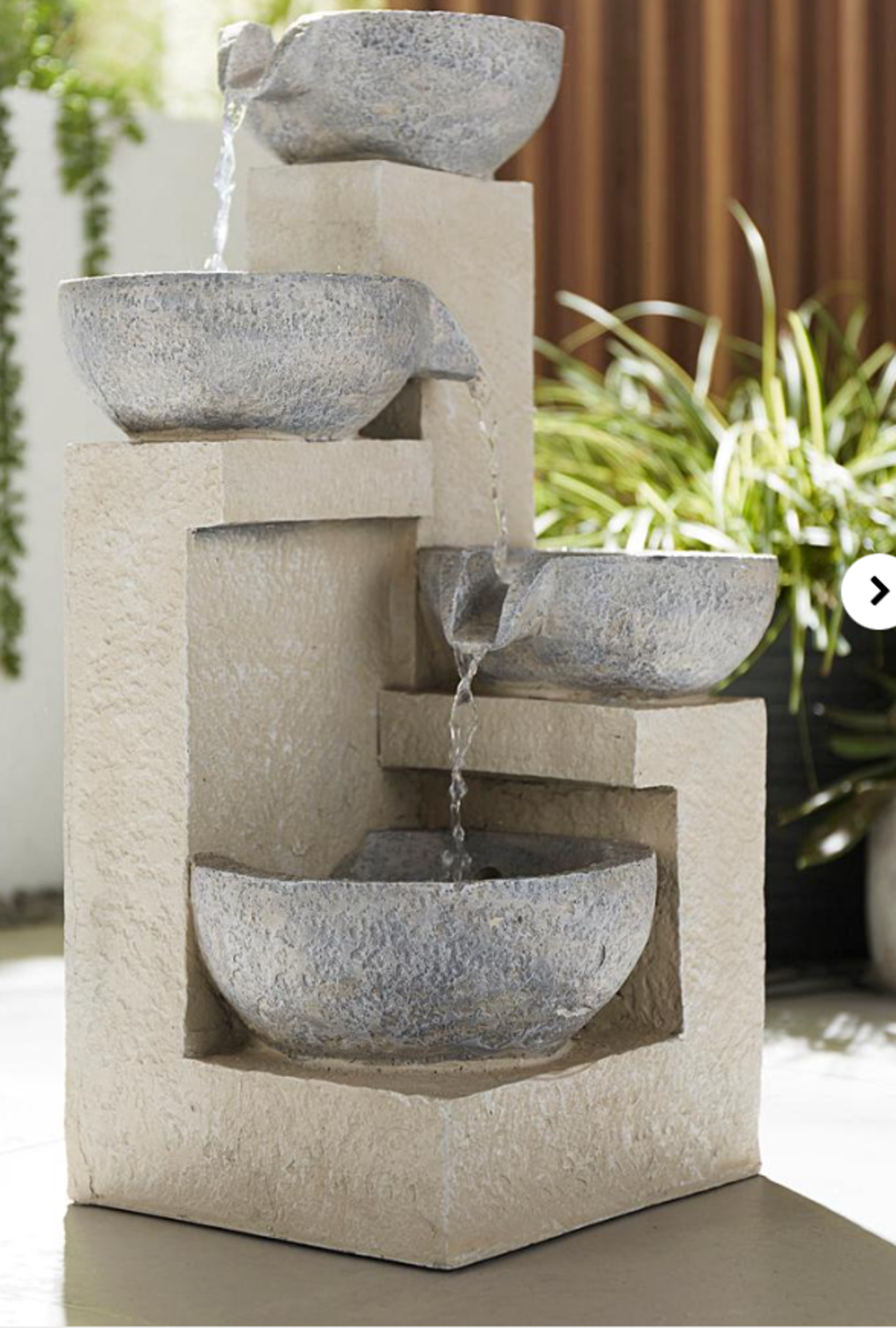 Cascade Fountain. - ER20. Adding a water fountain is a wonderful way to create a peaceful and