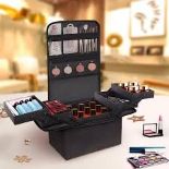 Evie Mai Deluxe Vanity Makeup Case. - ER22.