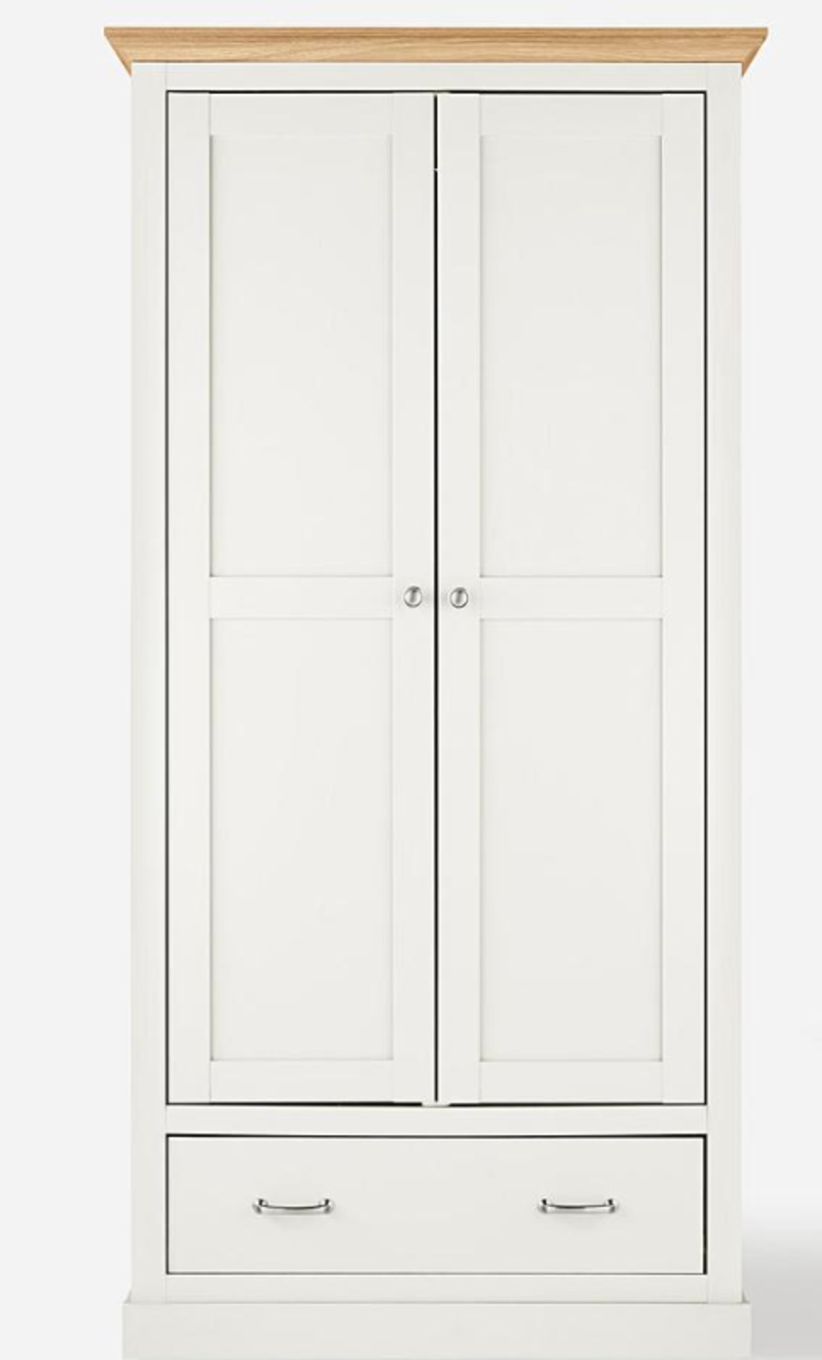 Julipa Ashford 2 Door 1 Drawer Wardrobe. - ER20. RRP £519.00. Part of the Julipa Brand. Bring an