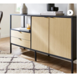 Hawthorne Sideboard. - ER20. RRP £319.00. The Hawthorne range combines simplistic, industrial