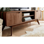 Gray & Osbourn No.157 Oslo TV Unit. - ER20. RRP £209.00. With its beautifully curved retro edges and