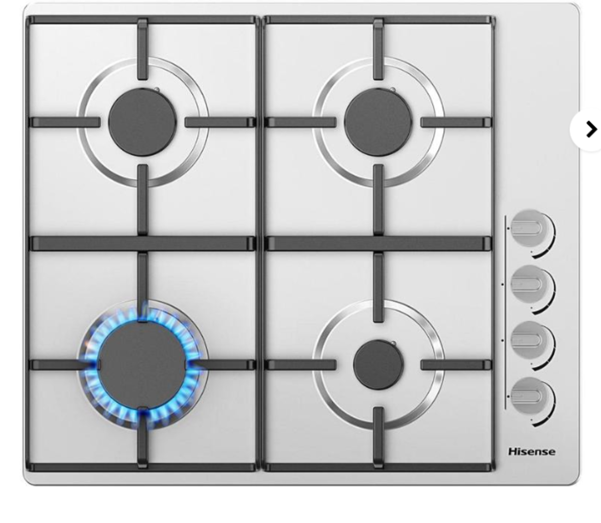 Hisense GM642XHS Gas Hob - Stainless Steel. - ER20. RRP £199.99. Get maximum control with a gas hob,