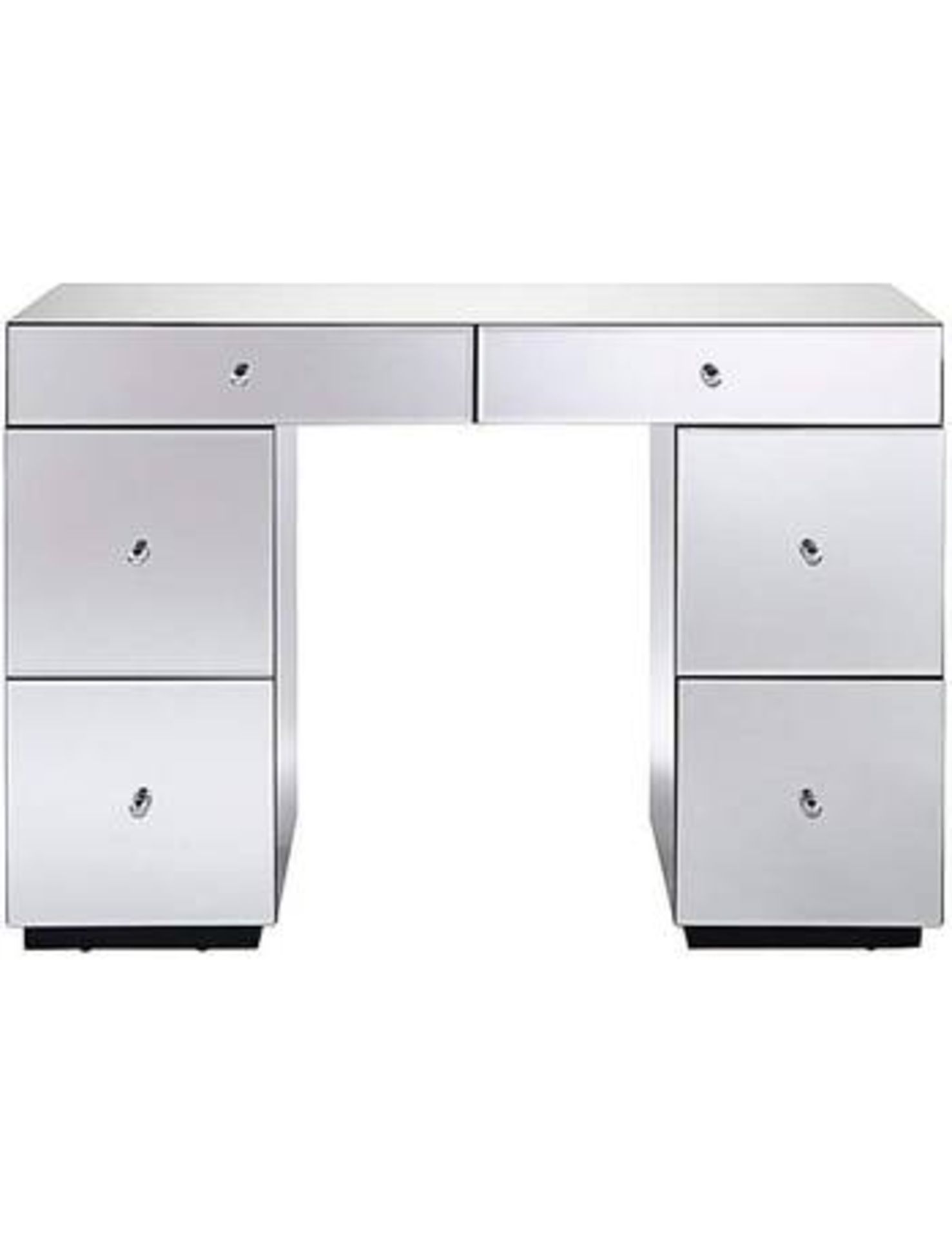 Mirrage Mirrored Dressing Table. - ER22. RRP £289.00.