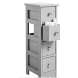 New England 4-Drawer Unit. - ER20. This cleverly designed slimline 4-drawer unit is ideal for neatly