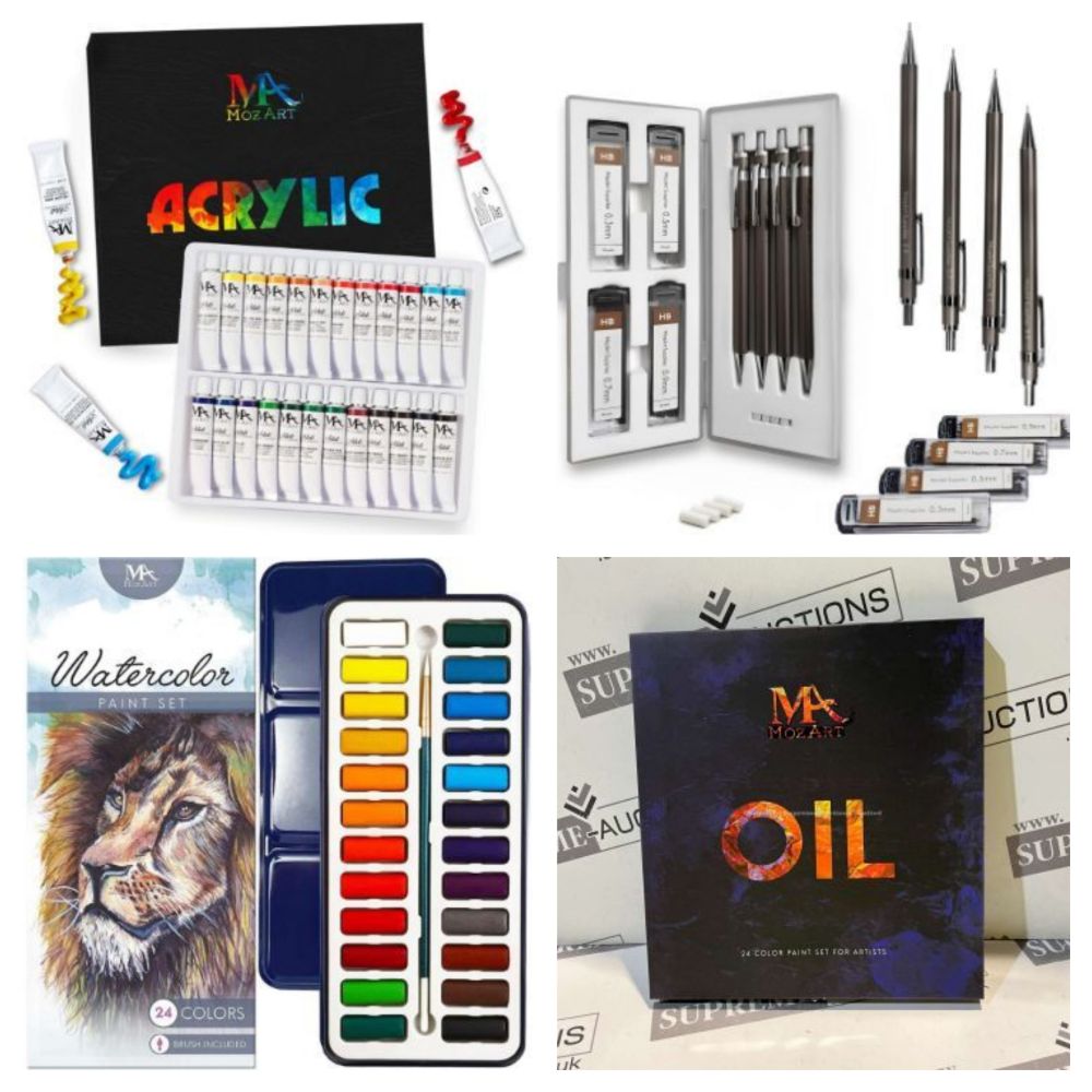 Liquidation of High Quality Craft / Art Stock including Paint Sets, Pen Sets, Pencil Sets, Artist Kits & Much More - Delivery Available!