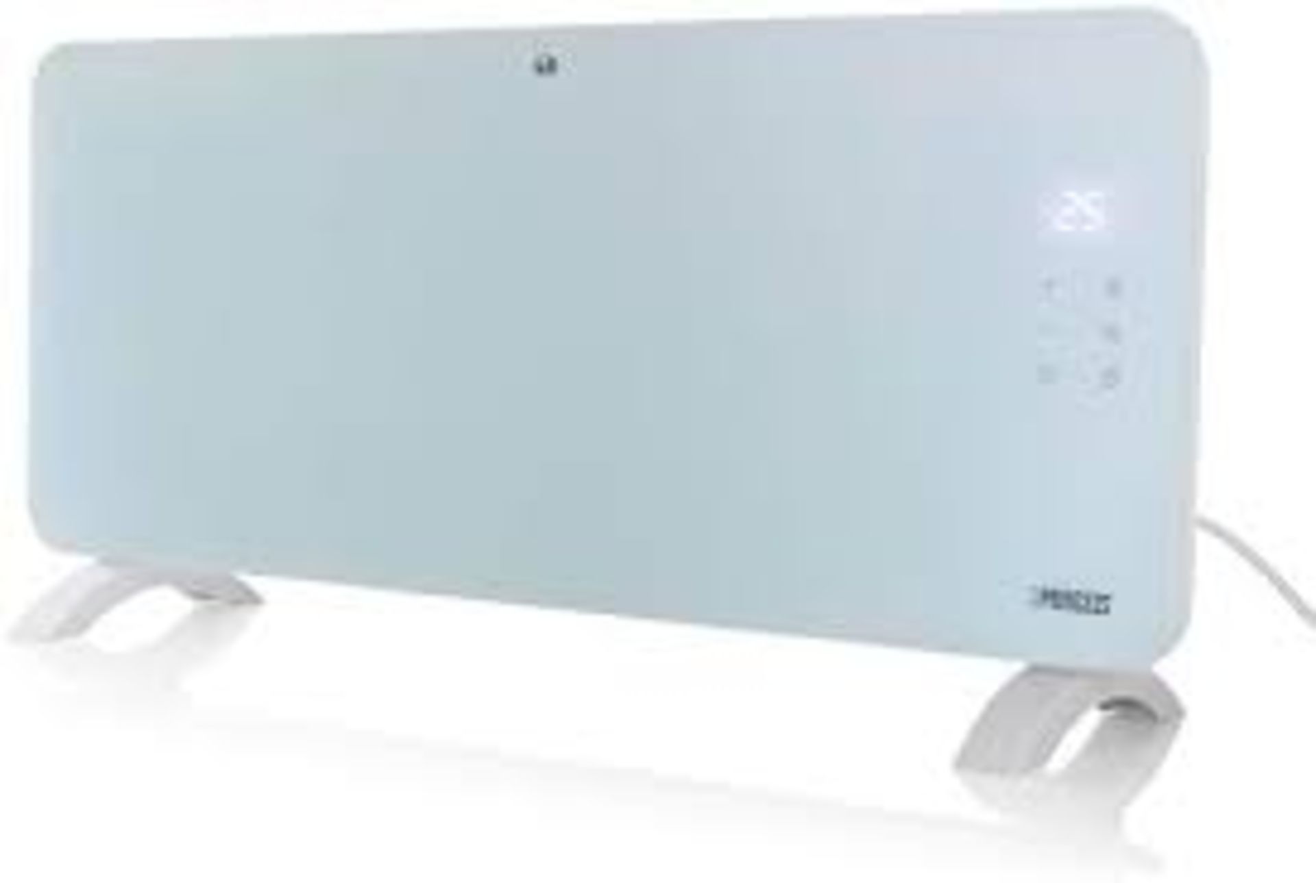 Princess Smart 2000w White Glass Panel Heater LOCATION 13A.11