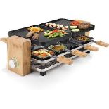 Princess Raclette Pure 8 Grill - Black & BambooBrand: Princess LOCATION 13A.6