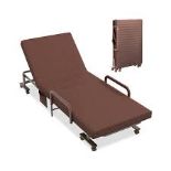 Costway Portable Folding Single Bed (HW63963CF) LOCATION 13A.7