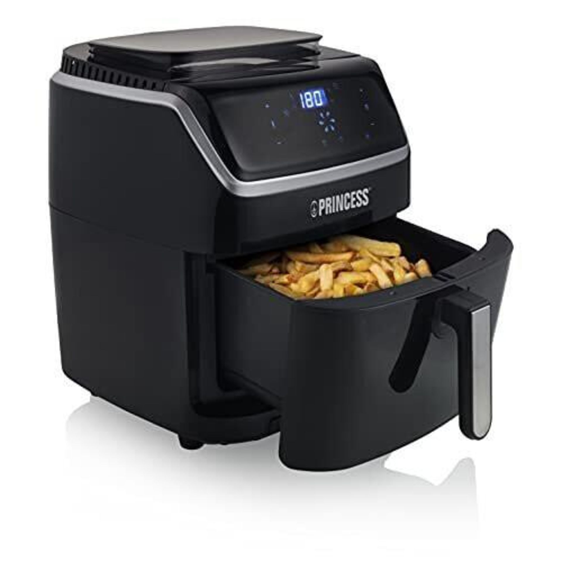 Princess Steam Air Fryer, Digital, 6.5 L, 8 Preset, Settings, 1700 W, Accessories Included, LOCATION